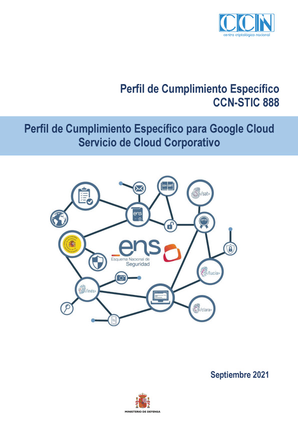 CCN-STIC-888 Perfil de Compliment Específic per a Google Cloud Servei de Cloud Corporatiu