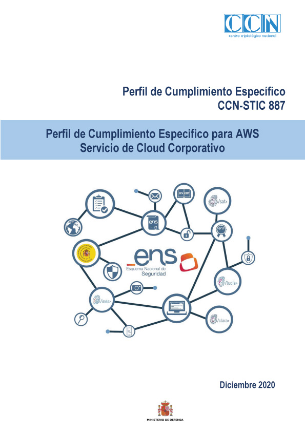 CCN-STIC 887 Perfil de compliment específic per a AWS Servei de Cloud Corporatiu