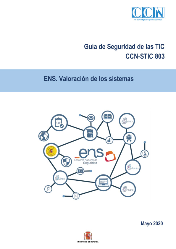 CCN-STIC-803 Valoració de Sistemes en el ENS