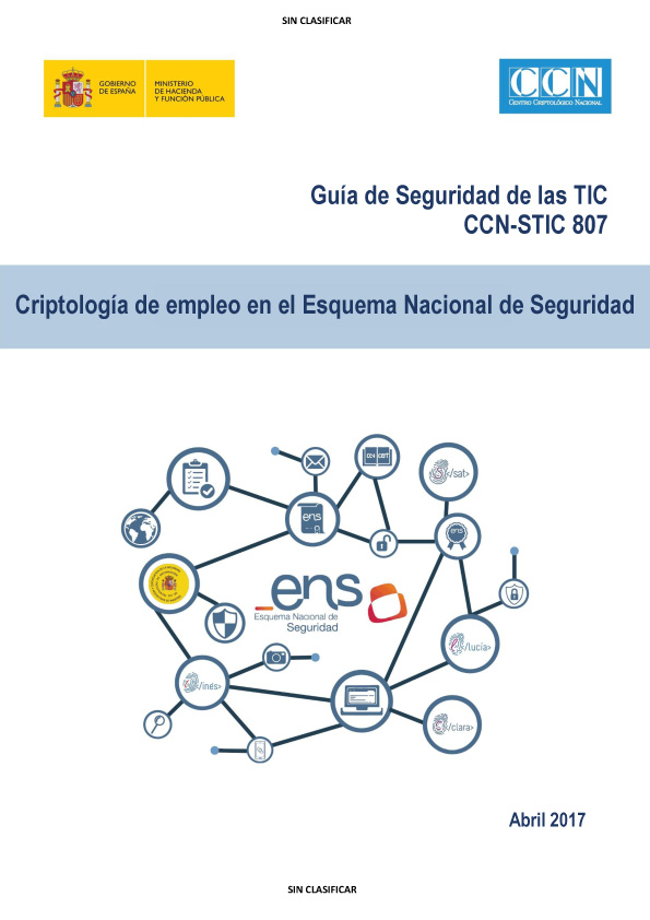 CCN-STIC-807 Criptologia d’ocupació en el ENS