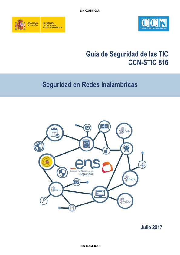 CCN-STIC-816 Seguretat en Xarxes Sense fils en el ENS