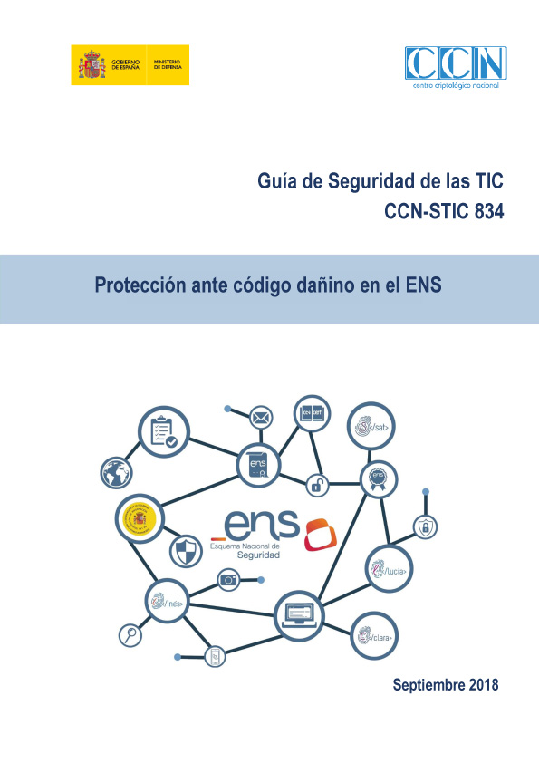 CCN-STIC 834 Protecció davant Codi Nociu en el ENS