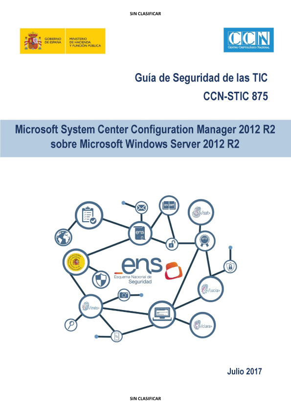 CCN-STIC-875 Implementacio del ENS en MS SCCM 2012 R2