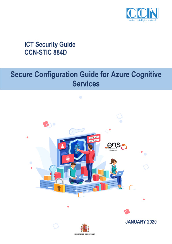 CCN-STIC-884D – Secure configuration guide for Cognitive Services EN