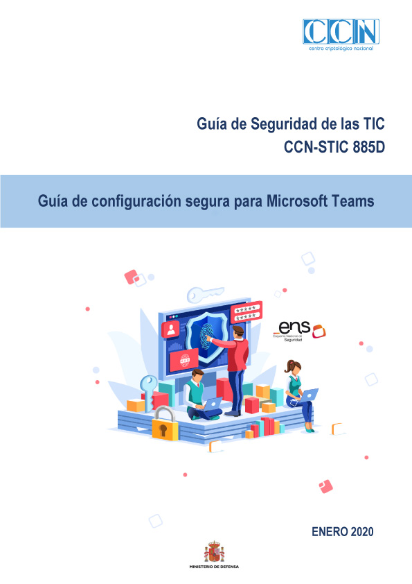 CCN-STIC-885D Guia de configuració segura per a Microsoft Teams