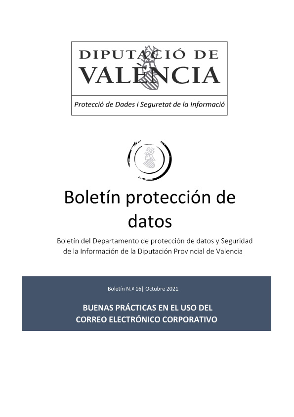 Boletín nº 16 – Buenas prácticas en el uso del correo electrónico corporativo