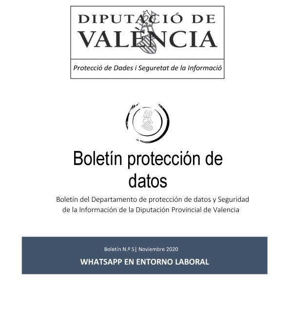 Boletín nº 5 – Whatsapp en entorno laboral
