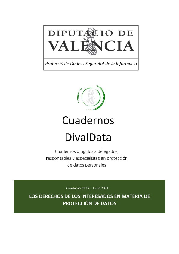 Cuaderno nº 12 – Los derechos de los interesados en materia de Protección de Datos