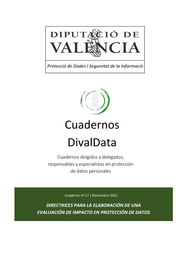 Cuaderno nº 17 – Directrices para la elaboración de una evaluación del impacto en Protección de Datos
