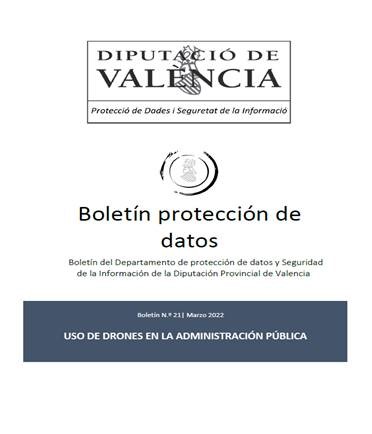 Boletín nº 21 – Uso de Drones en la administración pública