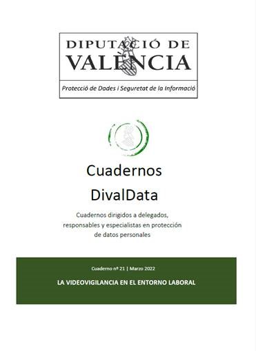 Cuaderno nº 21 – La videovigilancia en el entorno laboral