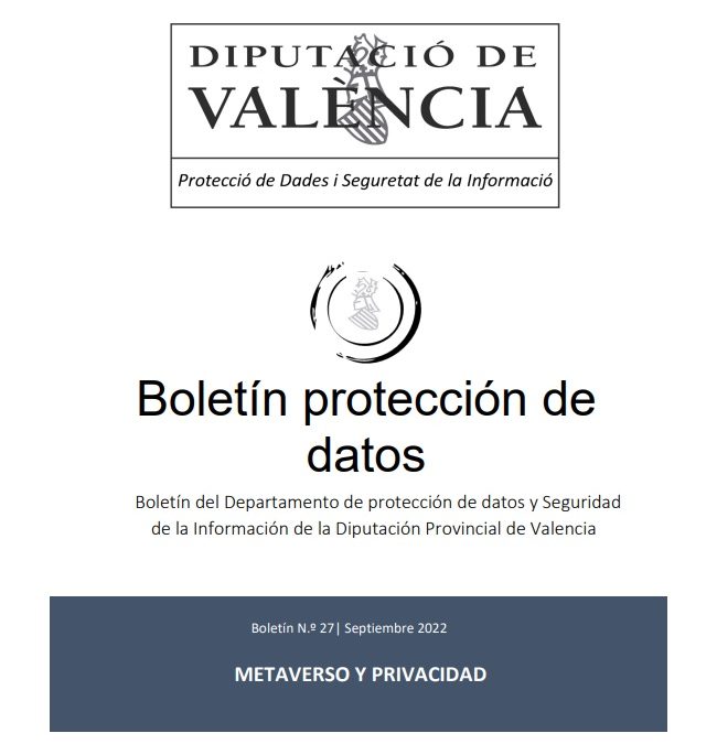 Boletín nº 27 – Metaverso y privacidad