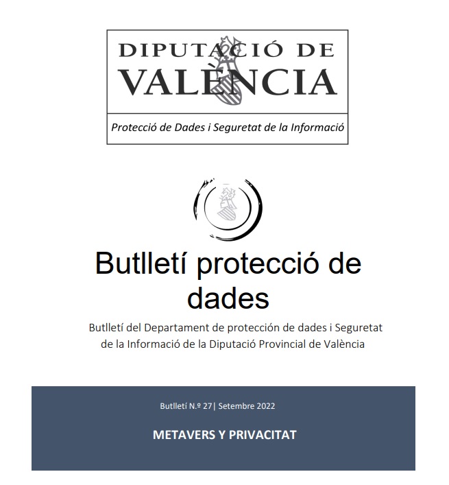Butlletí núm. 27 – Metaverso i privacitat