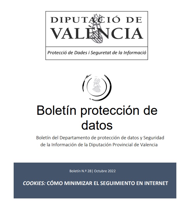 Boletín nº 28 – Cookies: como minimizar seguimiento internet