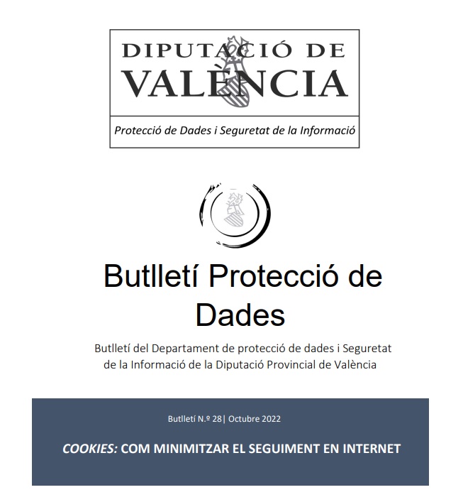 Butlletí núm. 28 – Cookies: com minimitzar seguiment internet