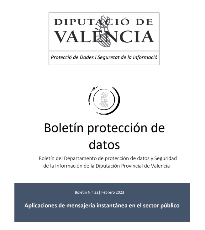Boletín nº 32 – Aplicaciones de mensajería instantánea en el sector público
