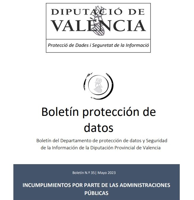 Boletín nº 35 – Incumplimiento por parte de las administraciones públicas