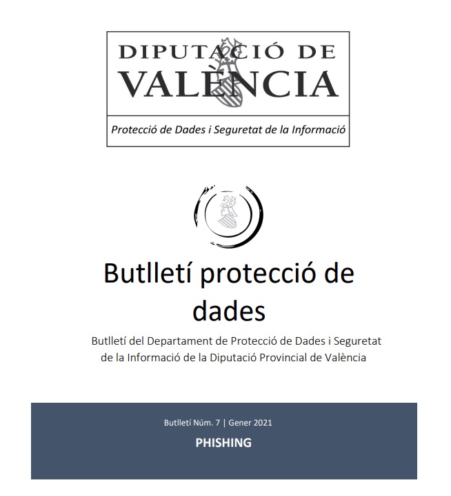 Butlletí núm. 7 – Phising