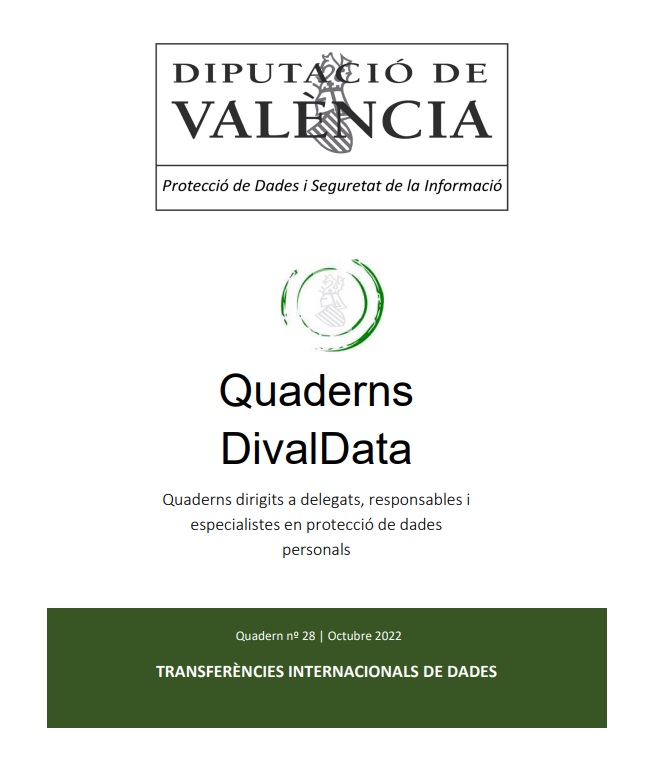 Quadern núm. 28 – Transferències internacionals de dades
