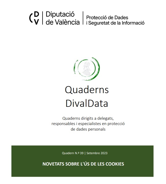 Quadern núm. 39 – Novetats sobre l’ús de les cookies